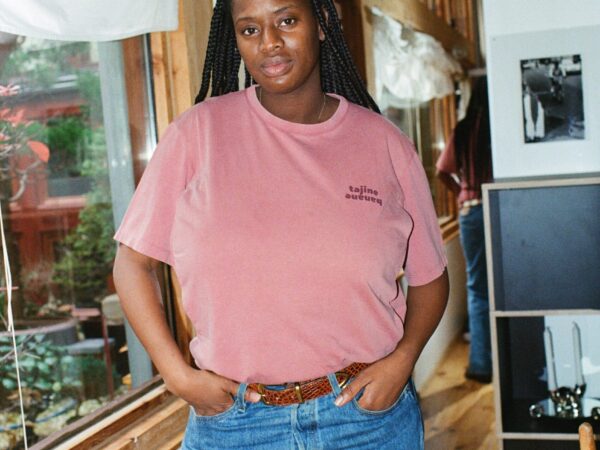 T-shirt faded Burgundy